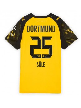 Billige Borussia Dortmund Niklas Sule #25 Hjemmedrakt Dame 2025-26 Kortermet